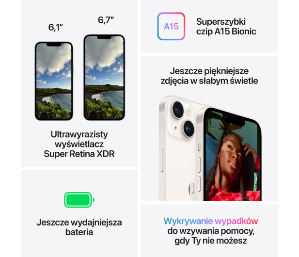 Apple iPhone 14 128GB Blue (D) - 1072610 - zdjęcie 8